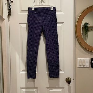 Navy Polka Dot Pants